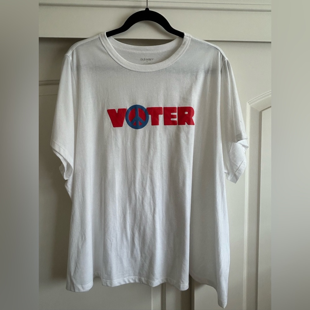 OLD NAVY Rock The Vote Tee-Shirt, Sz 3X, NWOT